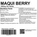 Maqui Berry Extract 2000mg 180 Tablets | UK Made Pharmaceutical Grade Supplements - Buy Online on GoSupps.com