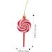HOLIDYOYO 4pcs Lollipop Pendant Christmas Tree Hanging Peppermint Fake Christmas Candy Lollipops Red Plastic Red 11.60X5.00X1.60CM - Buy Online on GoSupps.com