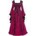 Robe m di vale pour femme - Robe maxi gothique lacets - Costume de carnaval - Robe de cocktail - Robe de sorci re victorienne - Robe de soir e - Robe de bal - Cosplay XL Rouge - Buy Online on GoSupps.com