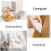 Portable Pill Cutter and Pill Box Set | Travel-Friendly Medication Organizer with Safety Lock | Small Pills Storage (Light Grey - Buy Online on GoSupps.com