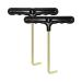 OK5STAR Trampoline Spring Tool 2 Pack Spring Puller Tool Trampoline T-Hook Puller for Springs Black