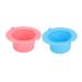 Sonew 2 pieces 400 ml wax warmer replacement pots non -stick wax shell silicone wax warmer operational shell wax warmer replacement wax reusable wax melting heating insert