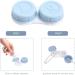 Travel-Friendly Contact Lens Container Set - Includes Insertion Help Silicone Remover Tweezers & Suction Cup - Green & Blue - Perfect for Home & Travel - Buy Online on GoSupps.com