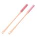 Long Handle Toe Cleaning Brush Silicone Toe Cleaning Brush New Bristles Foot Brush With Handle Comfortable Silicone Bristles Toe Brush For Cleaning Between Toes Pink