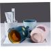 Eco-Friendly Unbreakable Bathroom Tumbler Cup - Sweet Cloud Pattern Toothbrush Organizer | Perfect Gift - Buy Online on GoSupps.com