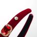 Crystal Rhinestone Headbands Embellished Headband Velvet Padded Wide Hairbands Party Wedding Headpiece Hair Accessories for Women (CCryRed) - Buy Online on GoSupps.com