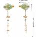 FRCOLOR 2 Pairs tassel hair clip asian hair accessories hair clip for hair Side hair Clip hanfu hairpin womens barrettes for hair Chinese Wedding Hair Clips pearl crystal decorate bride - Buy Online on GoSupps.com