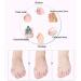 LLIMUE Orthopedic Foot Corrector Sandals with Arch Support for Bunion Pain Relief - Brown, Size 40 - Buy Online on GoSupps.com