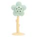 KIAANS Baby Teething Toys Silicone Flower Teether Rattle Toys for Babies BPA Free Sensory Teether Toy (Mint)