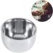 Stainless Steel Shaving Bowl Cup - Durable Men's Hairdressing Tool - Buy Online on GoSupps.com