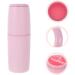 Portable Toothbrush Storage Box - Tovinanna Multi-Purpose Travel Cup & Case | Pink Toothbrush Holder 20.5x6cm - Ideal for On-the-Go Hygiene - Buy Online on GoSupps.com