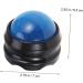 Magiclulu Therapy Massage Ball - Joint Pain Relief & Muscle Roller for Back - Trigger Point Self-Massage Device - Sports Massage Tools in Medium Blue - Buy Online on GoSupps.com