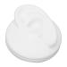 Soft Silicone Ear Model Human Ear Model Simulation Multifunctional Left Right Human Ear Model Display Tool for Piercing Practice Acupuncture Jewelry Display Teaching Tool(Left)