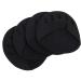 Forefoot Metatarsal Pads - 2 Pairs | Soft Elastic Heel Insoles for High Heel Shoes | Antistress Foot Patch - Black - Buy Online on GoSupps.com