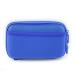 Small Protective Hard Shell Diabetic Travel Case Testing Kit Organizer for Glucose Meter Blue