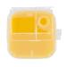Tattoo Plastic Sharps Container 1L - Biohazard Needle Disposal Waste Box (YELLOW) - Buy Online on GoSupps.com