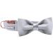 Lionet Paw's Comfortable Silk Gray Dog Collar with Removable Fly - XS for Puppies & Cats (Neck 20-30cm) | International Shipping - Buy Online on GoSupps.com