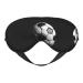 SSIMOO I Like Soccer Sleep Mask-Adjustable Breathable Fashionable Eye Mask for A Comfortable Sleep Experience Black