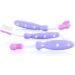 Nuby ID754 3 Piece Toothbrush Set - Soft Bristles Fun Colors for Kids | International Shipping Available - Buy Online on GoSupps.com