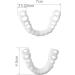 Frenzify 2 Pairs of Temporary Prostheses Teeth | Cosmetic Veneers with Mini Tweezers & Storage Box - International Shipping Available - Buy Online on GoSupps.com
