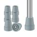 supregear Cane Tips (6-Pack) 19 mm Replacement Cane Tip for Walking Cane Crutch Sticks High-Strength Rubber and Carbon Black Mixed Non-Slip Stable Foot Pad Folding Cane Accessory Grey 19 mm Grey