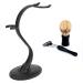 Universal Shaving Razor and Brush Stand - Modern Alloy Holder for Safety Razor & Shave Brush Storage - Buy Online on GoSupps.com