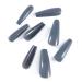 Brishow 100 Pcs Long Coffin Artificial Fingernails - Gray Ballerina Full Cover Acrylic for Women & Girls - Buy Online on GoSupps.com