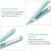 2-in-1 Ceramic Hair Smoother & Mini Straightener - Perfect for Smooth & Curly Hair - Portable for All Hair Types (Blue) - Buy Online on GoSupps.com