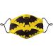 Riou Halloween mouth and nose protection women with pumpkin motif fabric washable reusable breathable dustproof neckerchief multifunction cloth
