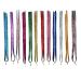 HUFFA Hair Tinsel Strands with Tools 12 Colors Hair Tinsel Strands Kit Hair Extensions Shiny Silk Tinsel