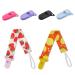 50-Pack Colorful Baby Pacifier Clips & Strips - Hossesta Durable Dummy Holders for Safe & Secure Pacifier Storage - Buy Online on GoSupps.com