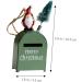 Abaodam 4pcs Box Christmas Mailbox Rustic Decorations Letters to Santa Mailbox Hanging Decor Crafts Metal Greenx4pcs 10x4.5cmx4pcs - Buy Online on GoSupps.com