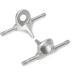 Cosmos Roller Skate Triangle Trucks - Pair of Double Action Aluminum Alloy Trucks for Roller Skating - Replacement Plate with Castings - Buy Online on GoSupps.com