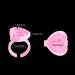 Infilila Disposable Glue Rings for Eyelash Extensions - 100PCS Lovely Heart Shape Glue Cups in Pink | Lash Fan Blossom Supplies - Buy Online on GoSupps.com