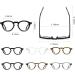 Kachawoo Retro Glasses Frame for Women & Men | TR90 Acetate Round Eyeglasses | Non-Prescription Matte Black Eyewear - International Shipping Available - Buy Online on GoSupps.com