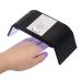 12 LED Nail Polish Dryer - Black Gel Curing Light for Home & Salon Nail Art - Buy Online on GoSupps.com