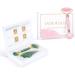 Gua Sha Facial Tool Face Lifting Massager Rose Quartz Roller Natural Jade Facial Massager Jade Roller Face Massage-Pink heart with box_ - Buy Online on GoSupps.com