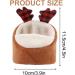 Guinea Pig Bed Warm Hamster Rabbit Cave Beds Cozy Animal House with Removable Pad Soft Hideout Cage Winter Nest Accessories for Small Animal Guinea Pig Ferret Rats Hedgehog Chinchilla Bearded Dragon Brown - Deer - Buy Online on GoSupps.com