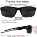 Wrap Around Bifocal Sunglasses for Men & Women - 2 Pairs Outdoor Sports Sun Reading Glasses | 2.5x Black & Tortoise - Buy Online on GoSupps.com
