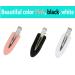 8 Pcs No Bend Hair Clips - Duck Bill Styling Clips for Salon Hairstyles - Black, White, Pink - Buy Online on GoSupps.com