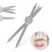 Golden Cut Eyebrow Trimming Tool - 3-Point Positioning for Symmetrical Eyebrows | Stainless Steel Precision for Beginners & Beauty Salons - Buy Online on GoSupps.com