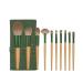 Durratou Makeup Brush Set 10 Pieces Makeup Brush Bag Super Soft Blusher Powder Brush Eyeshadow Brush Highlighter