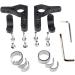 RCKHROS Aero Bars | Aluminum Alloy Black | Bicycle Armrest Handlebars for Mountain and Road Bike Racing - Buy Online on GoSupps.com