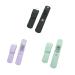 Ear Cleaning Tool Kit Including 3 Spiral Tool Spoon Spoons Ear Wax Removal Scratch Cleaner (Green Black Purple)