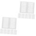 FOMIYES 60 Sheets Patches Eyelid Practical Double Transparent White Tapes Invisible Sides Double-Side 2.7x0.4x0.1cmx2pcs Whitex2pcs