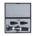 Ohyas Professional Otoscopio diagnosis kit Medical family doctor ENT care Endoscope LED portable otoscope ear cleaner with 8 point