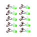 10pcs Fishing Bite Alarm Fishing Rod Bells Sound Alarm Bite Indicator for River Lake Pool Fishing