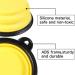 Kiuiom Silicone Travel Dog Bowls - Foldable Leak-Proof Portable 350ml Feeding Set with Lid & Carabiner (2pcs) - Ideal for Travel & Outdoor Adventures - Buy Online on GoSupps.com