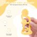 Vicloon Baby Teething Ring - 2PC Silicone BPA-Free Soft Lion Bite Toys for 3+ Months - Dental Aid & Massager - Yellow - Buy Online on GoSupps.com