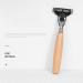 Premium 4-Piece Razor Holder Set for Men | Practical Shaving Brush & Mustache Grooming Tool | Silver 8.5x11cm | International Shipping Available - Buy Online on GoSupps.com